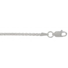 1.9mm Spiga Chain - 7" - 24" Length, Sterling Silver